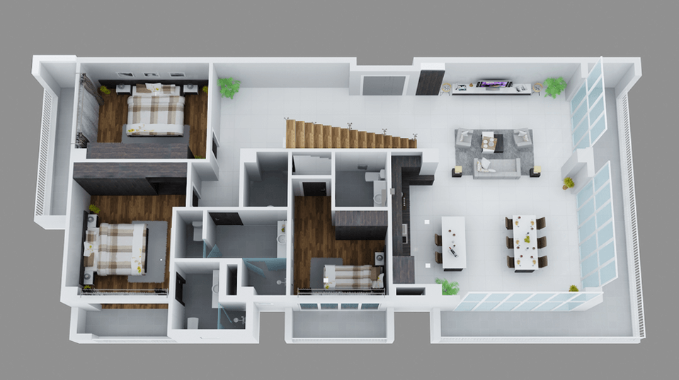 Penthouse (6 beds and 4 beds) Type A
